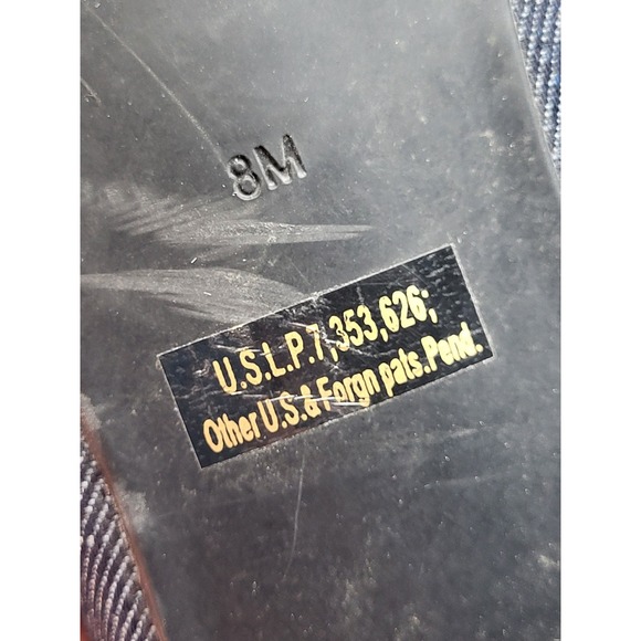 Marc Fisher Blue Denim Pointed Toe Flats Sz 8m - Picture 8 of 8